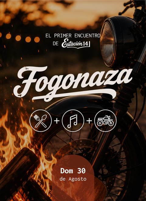 Fogonaza, el primer encuentro de Estación 14: motos, música y gastronomía, domingo 30 de agosto
